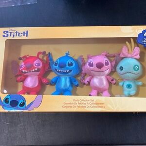 Disney Stitch, Angel, Scrump & Leroy 8-Inch Plush Collector Set 4-Pack New Box